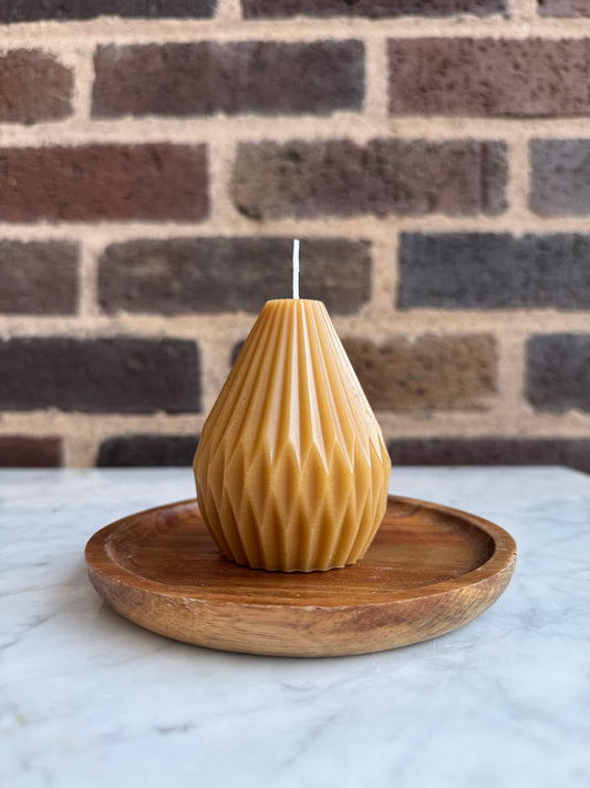Pure Beeswax Candle - Modern Pear